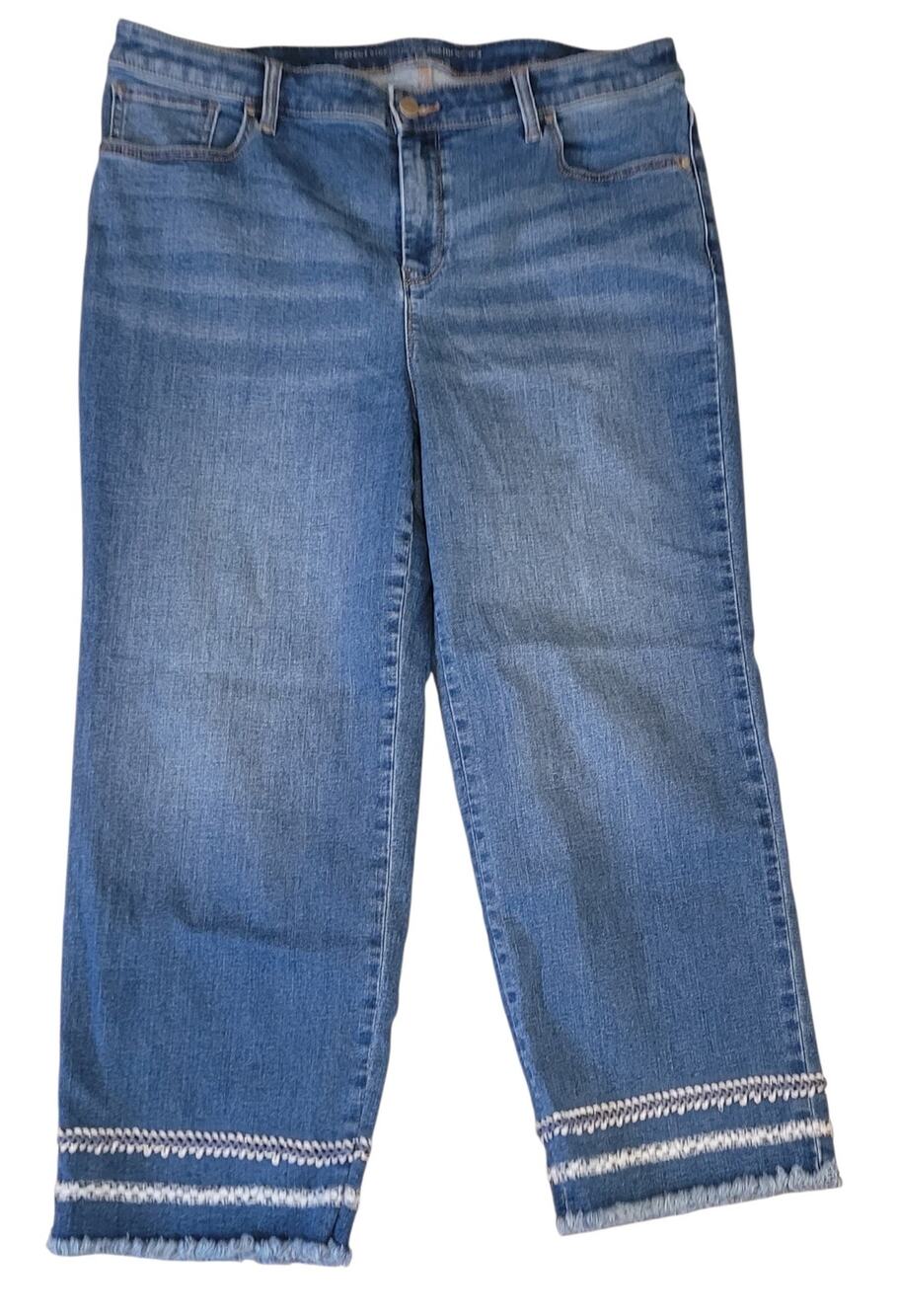 Chico's Perfect Stretch Girlfriend Crop Jeans 2